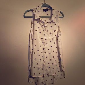 Button Down Top-Label Rachel Rachel Roy